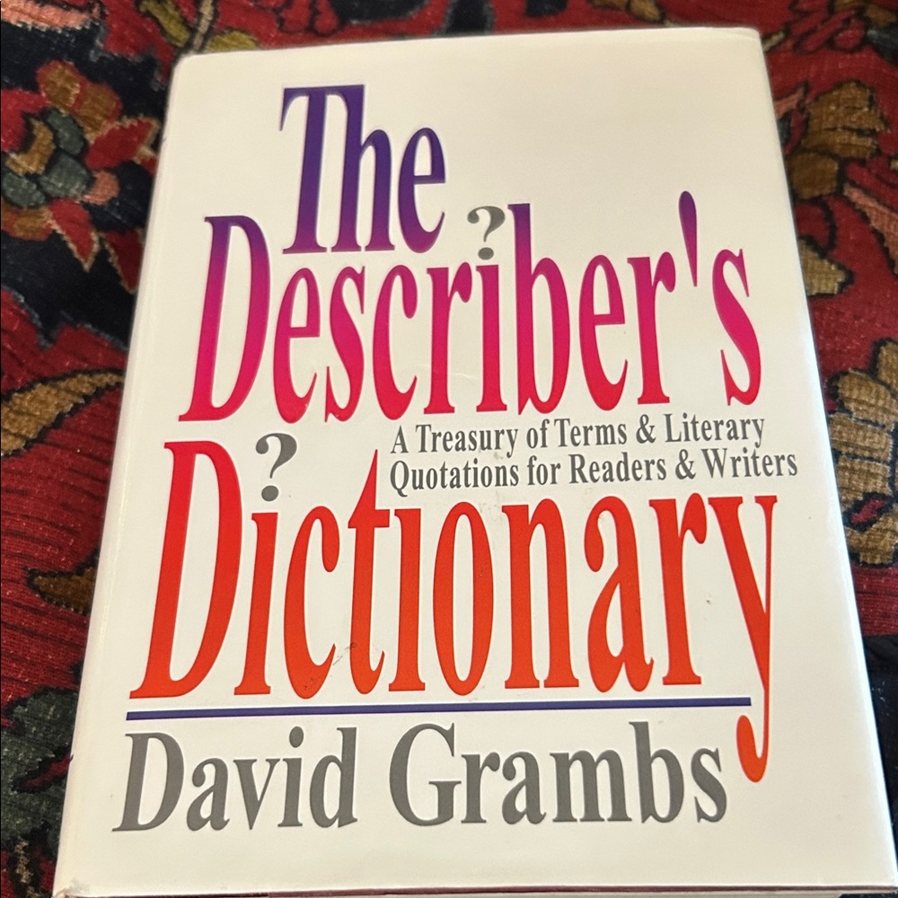 The Describer's Dictionary by - White Cover